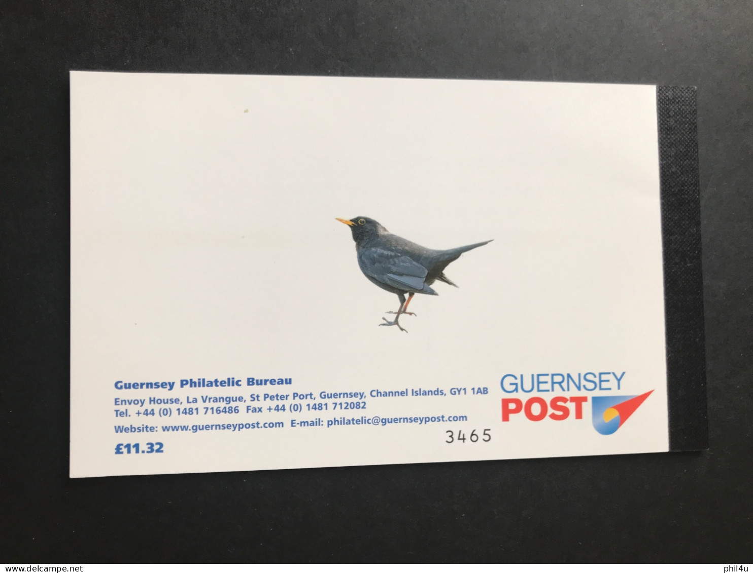 3 Different Guernsey Birds Booklets MNH Face £33.92 - Guernsey
