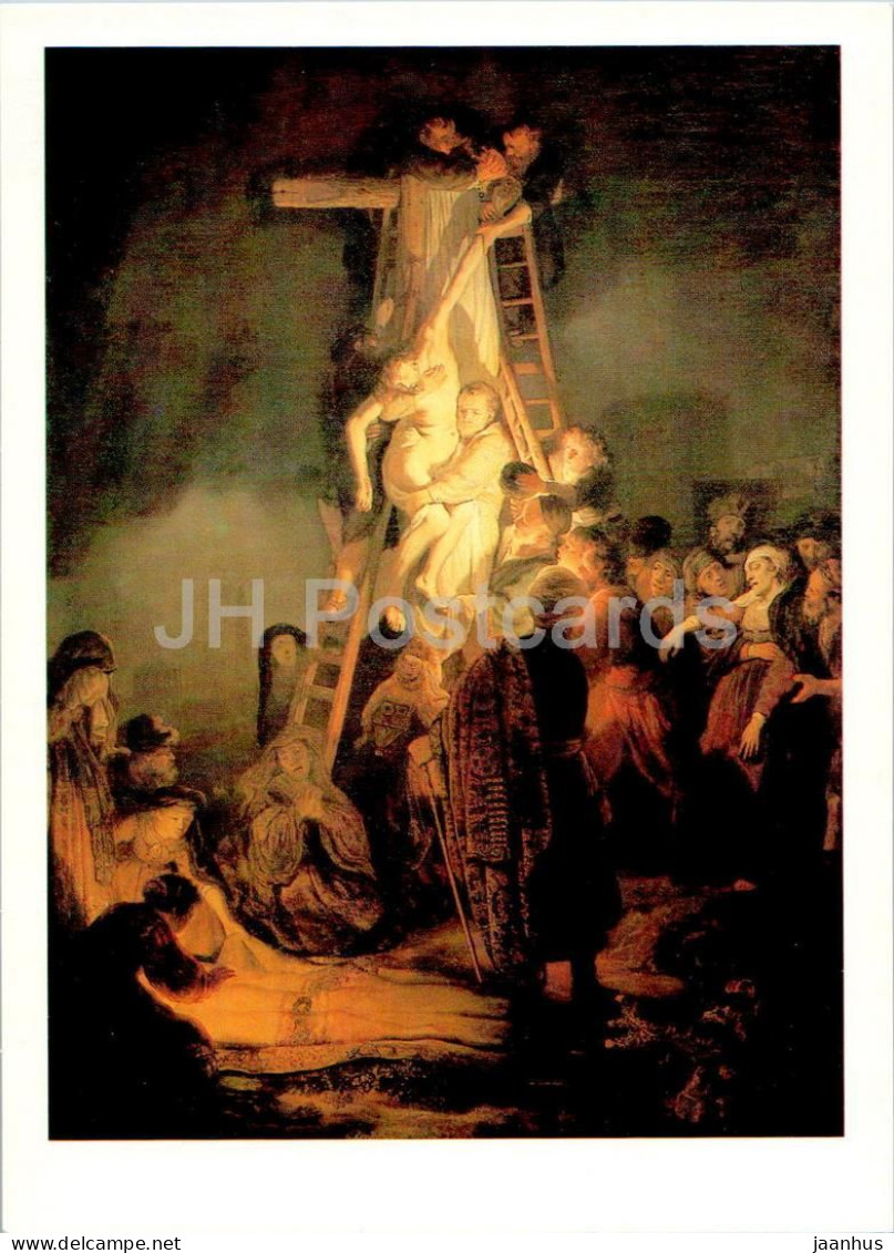 Painting By Rembrandt - Take Down From The Cross - Dutch Art - 1987 - Russia USSR - Unused - Paintings