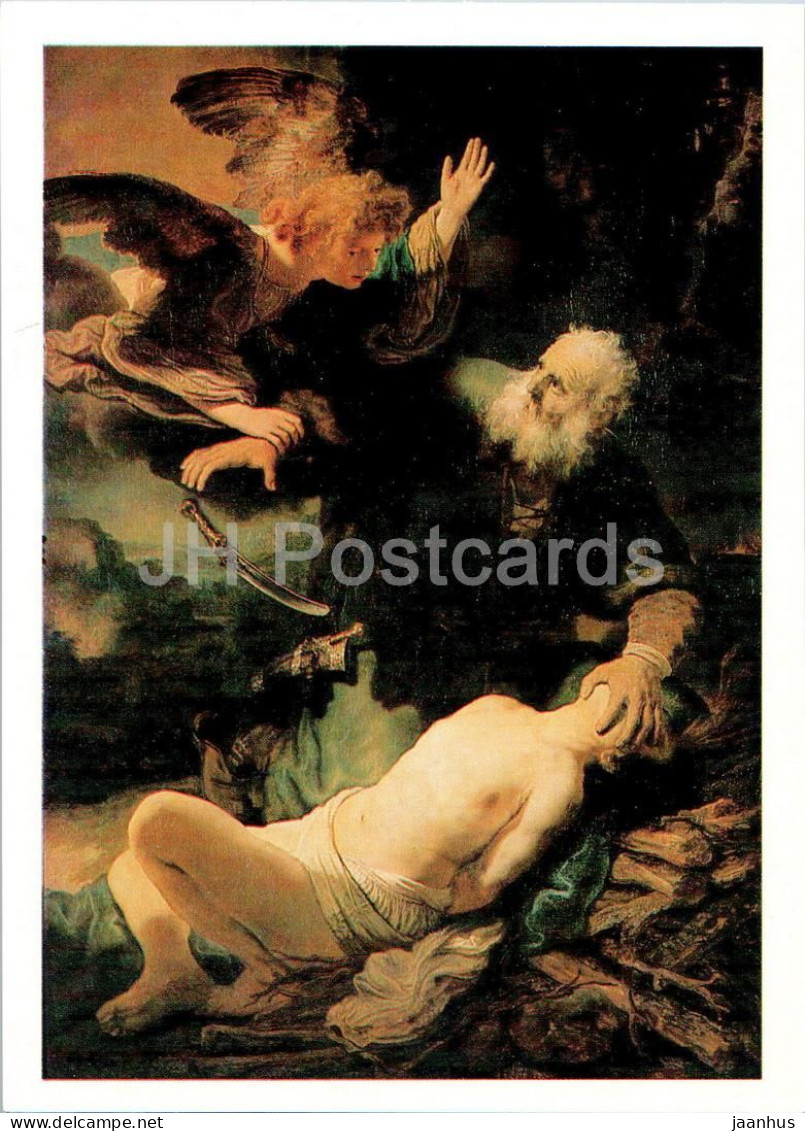 Painting By Rembrandt - Abraham . Sacrifice - Dutch Art - 1987 - Russia USSR - Unused - Peintures & Tableaux