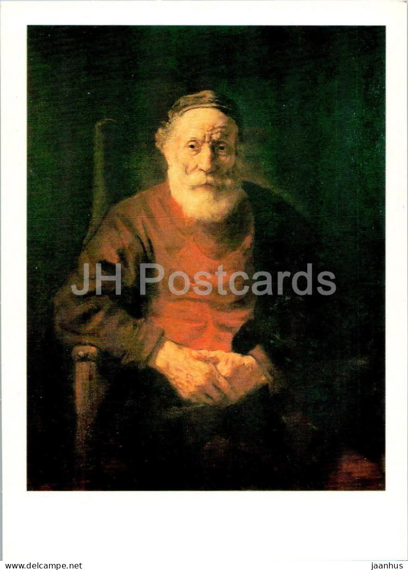 Painting By Rembrandt - Portrait Of A Old Man In Red - Dutch Art - 1987 - Russia USSR - Unused - Paintings