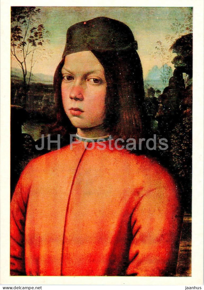 Painting By Pinturicchio - Portrait Of A Boy - Italian Art - 1983 - Russia USSR - Unused - Paintings