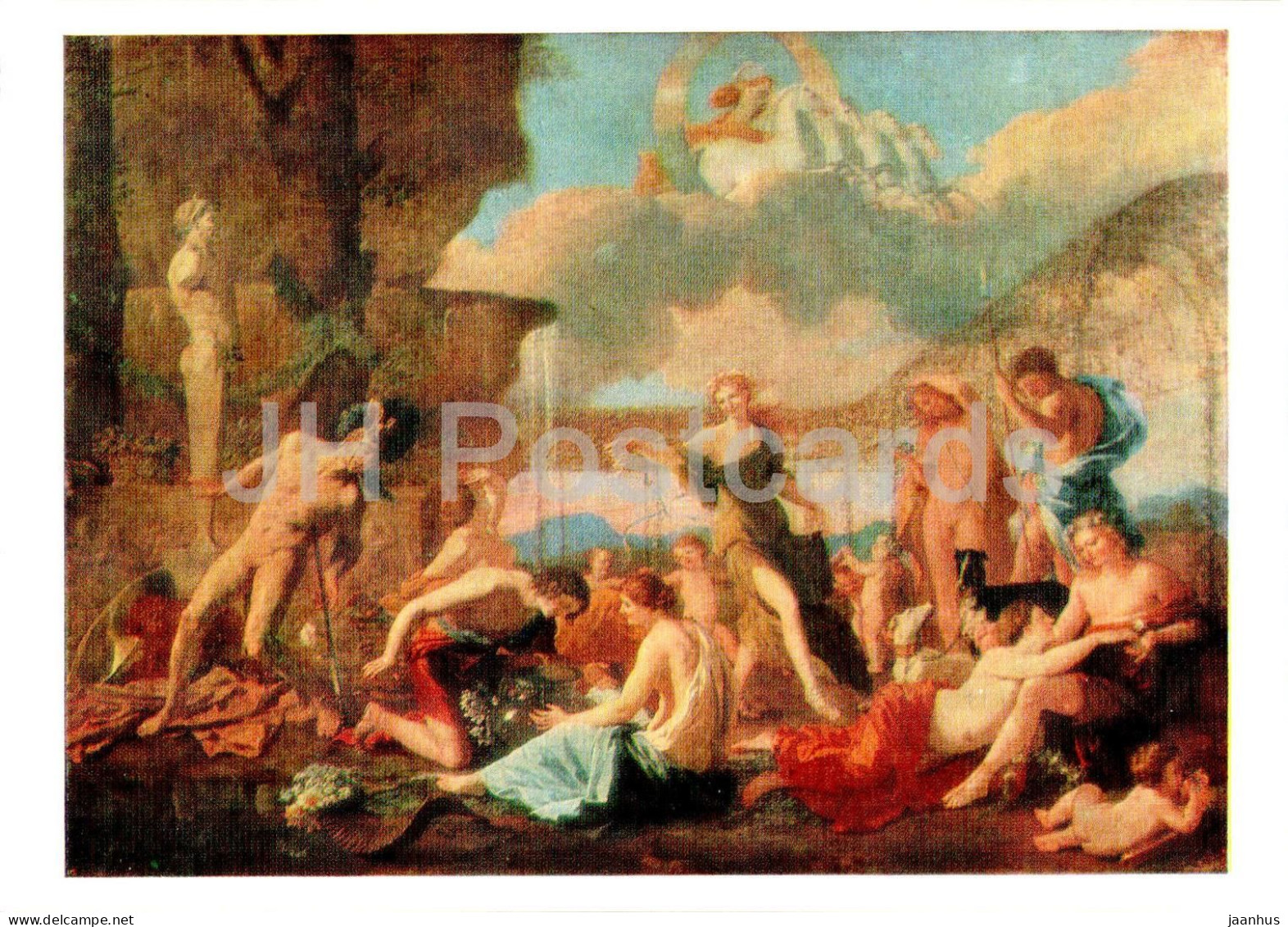 Painting By Nicolas Poussin - Kingdom Of Flora - French Art - 1983 - Russia USSR - Unused - Peintures & Tableaux