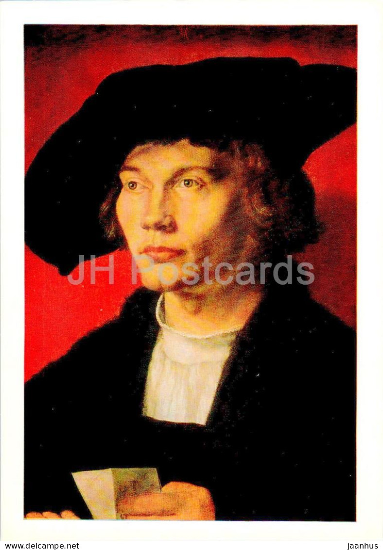 Painting By Albrecht Durer - Portrait Of A Young Man - German Art - 1984 - Russia USSR - Unused - Peintures & Tableaux