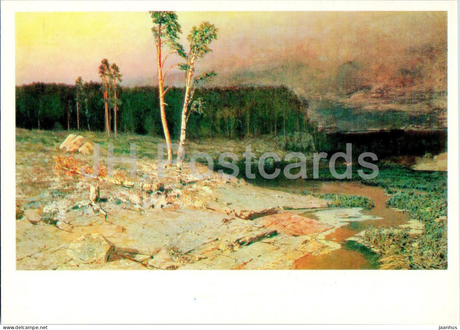 Painting By Arkhip Kuindzhi - On The Island Of Valaam - Russian Art - 1988 - Russia USSR - Unused - Malerei & Gemälde