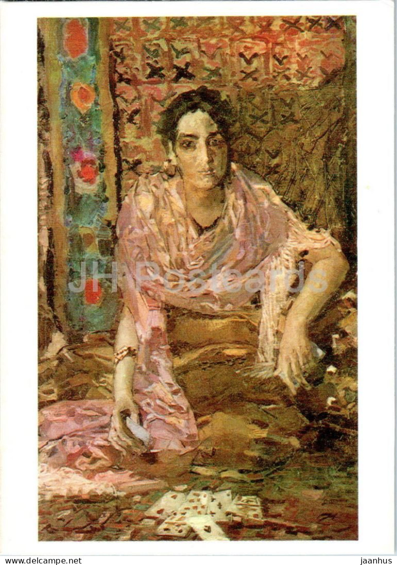 Painting By M. Vrubel - Fortune Teller - Gypsy - Woman - Russian Art - 1974 - Russia USSR - Unused - Malerei & Gemälde