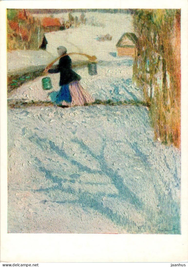 Painting By I. Grabar - March Snow - Russian Art - 1957 - Russia USSR - Unused - Paintings
