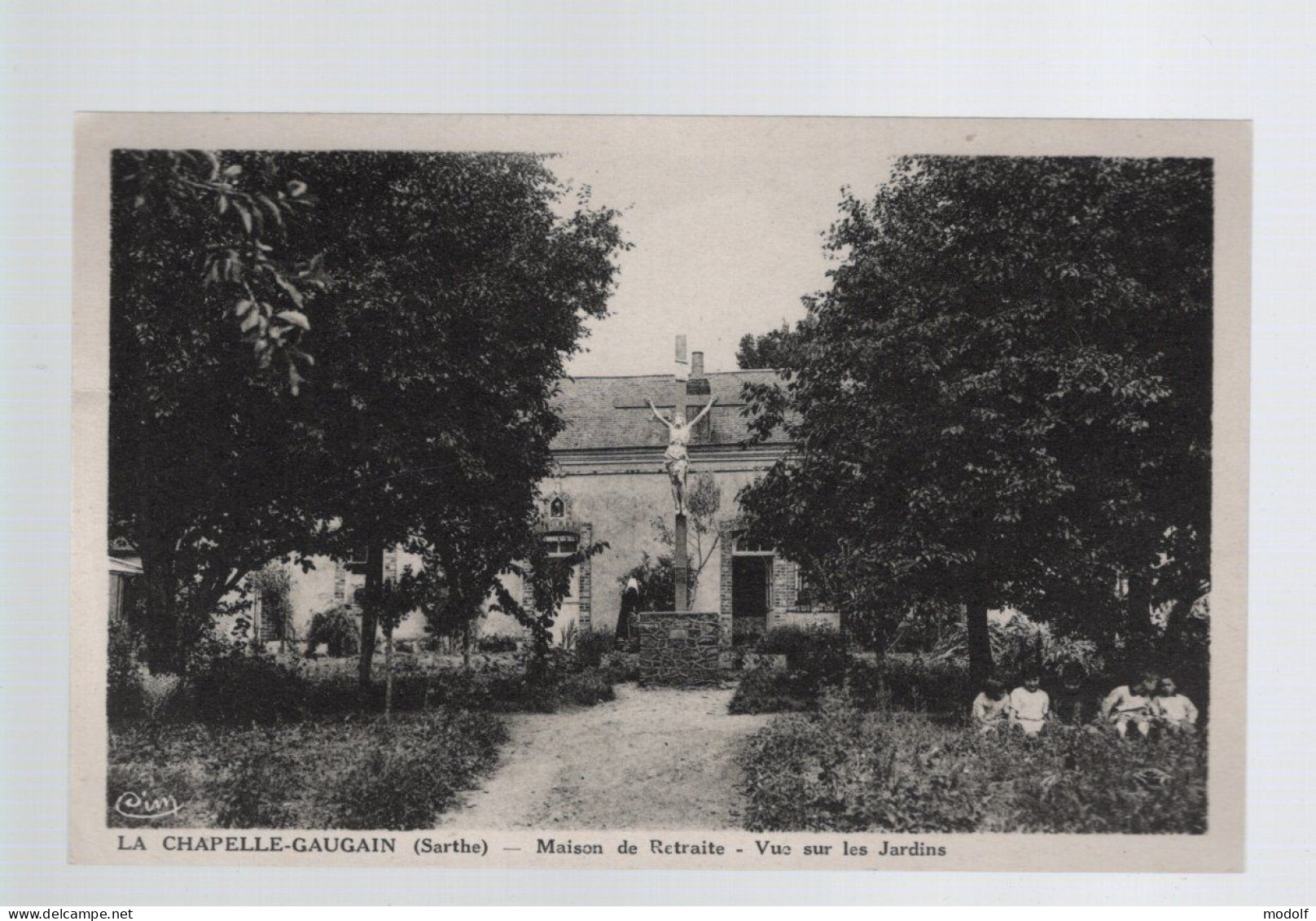 CPA - 72 - La Chapelle-Gaugain - Maison De Retraite - Vue Sur Les Jardins - Non Circulée - Autres & Non Classés