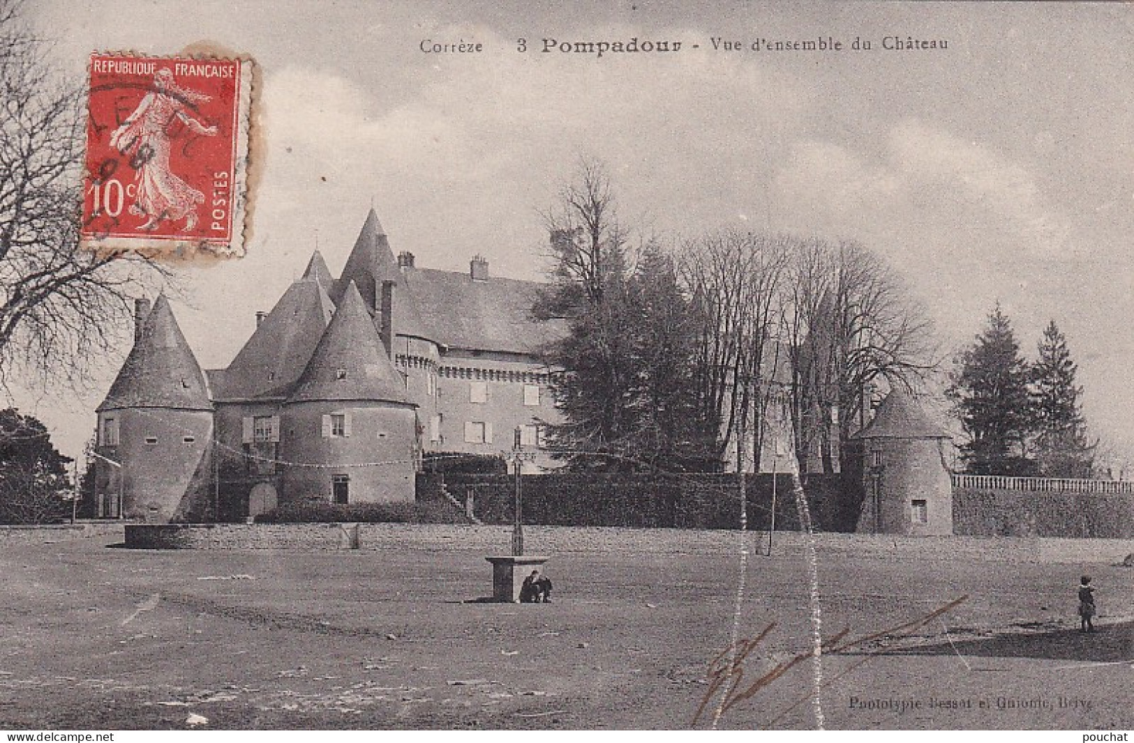 OP 39-(19) POMPADOUR - VUE D'ENSEMBLE DU CHATEAU  - Other & Unclassified