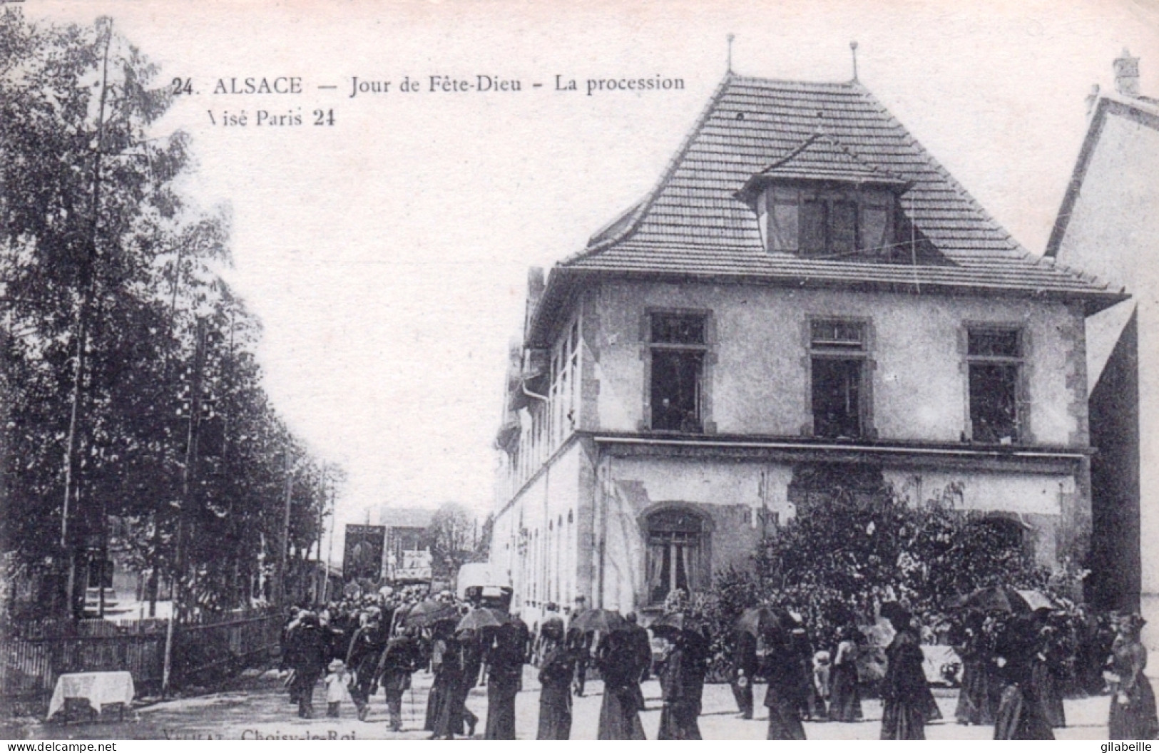 ALSACE - Jour De Fete Dieu - La Procession - Alsace