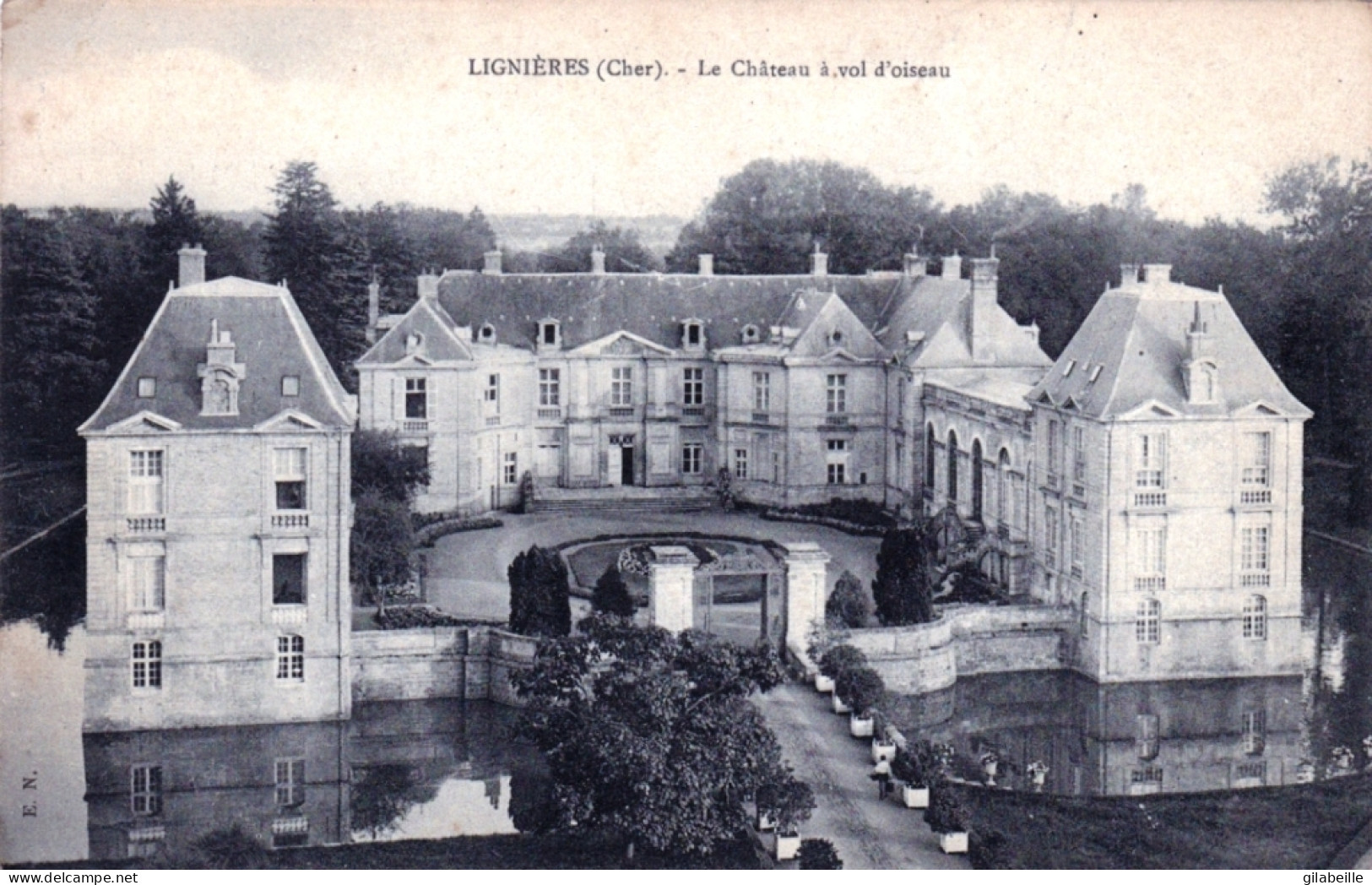 18 - Cher - LIGNIERES - Le Chateau A Vol D 'oiseau - Autres & Non Classés