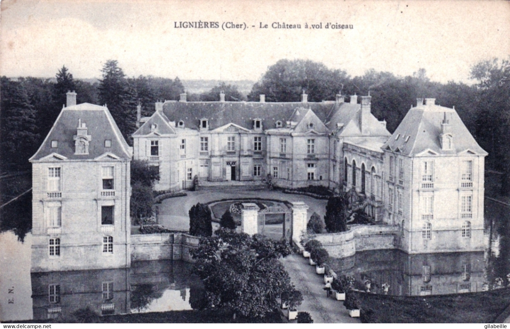 18 - Cher - LIGNIERES - Le Chateau A Vol D 'oiseau - Other & Unclassified