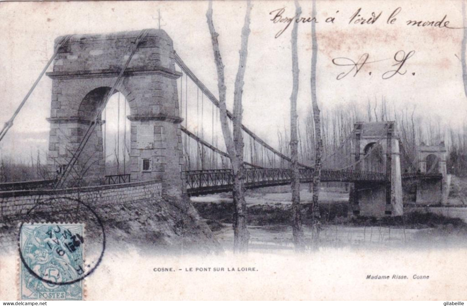 58 - Nievre - COSNE COURS Sur LOIRE - Le Pont Sur La Loire - Cosne Cours Sur Loire