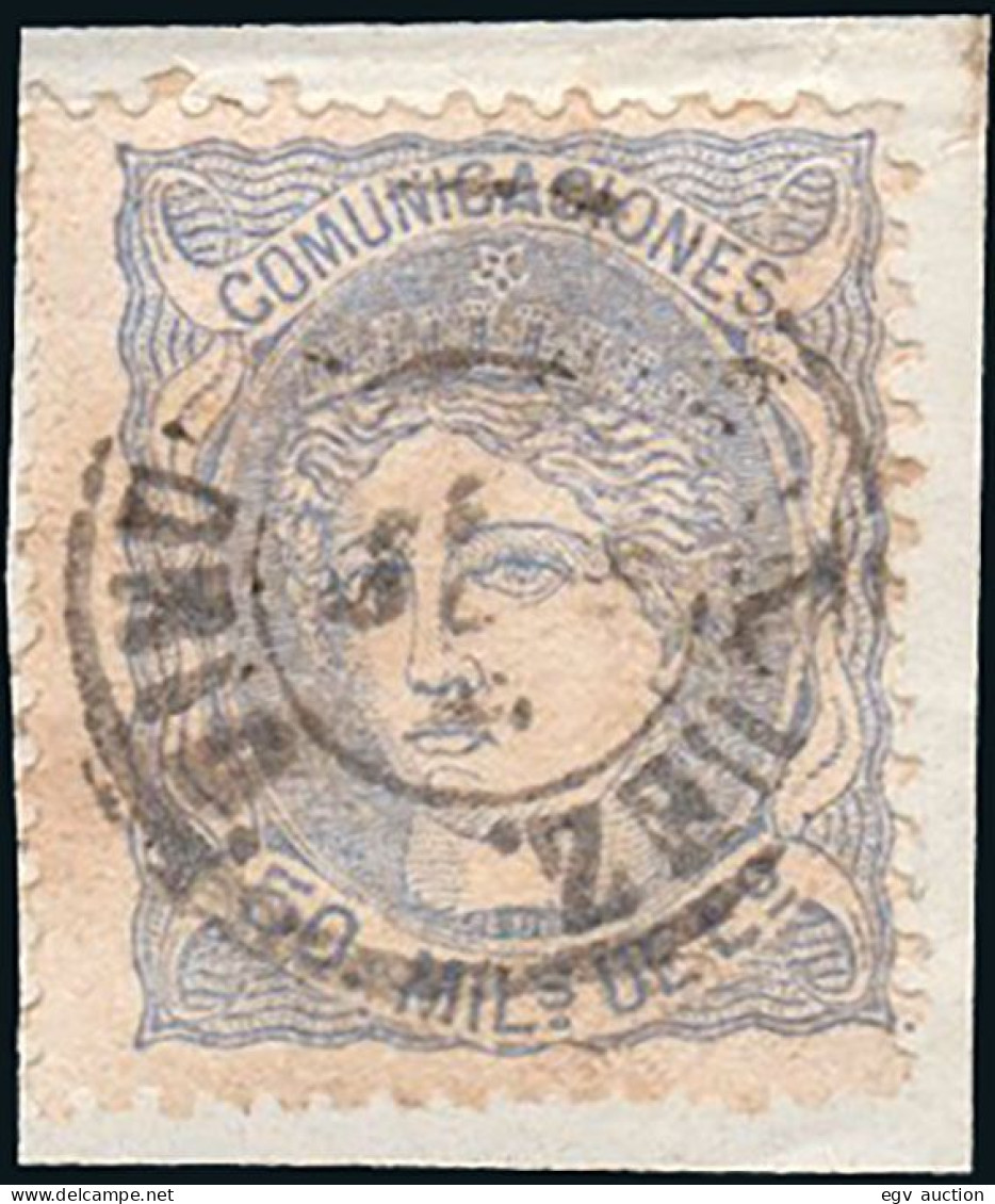 Madrid - Edi O 107 - 50 Milm.- Fragmento Mat Fech. Tp. II "Aranjuez" - Used Stamps