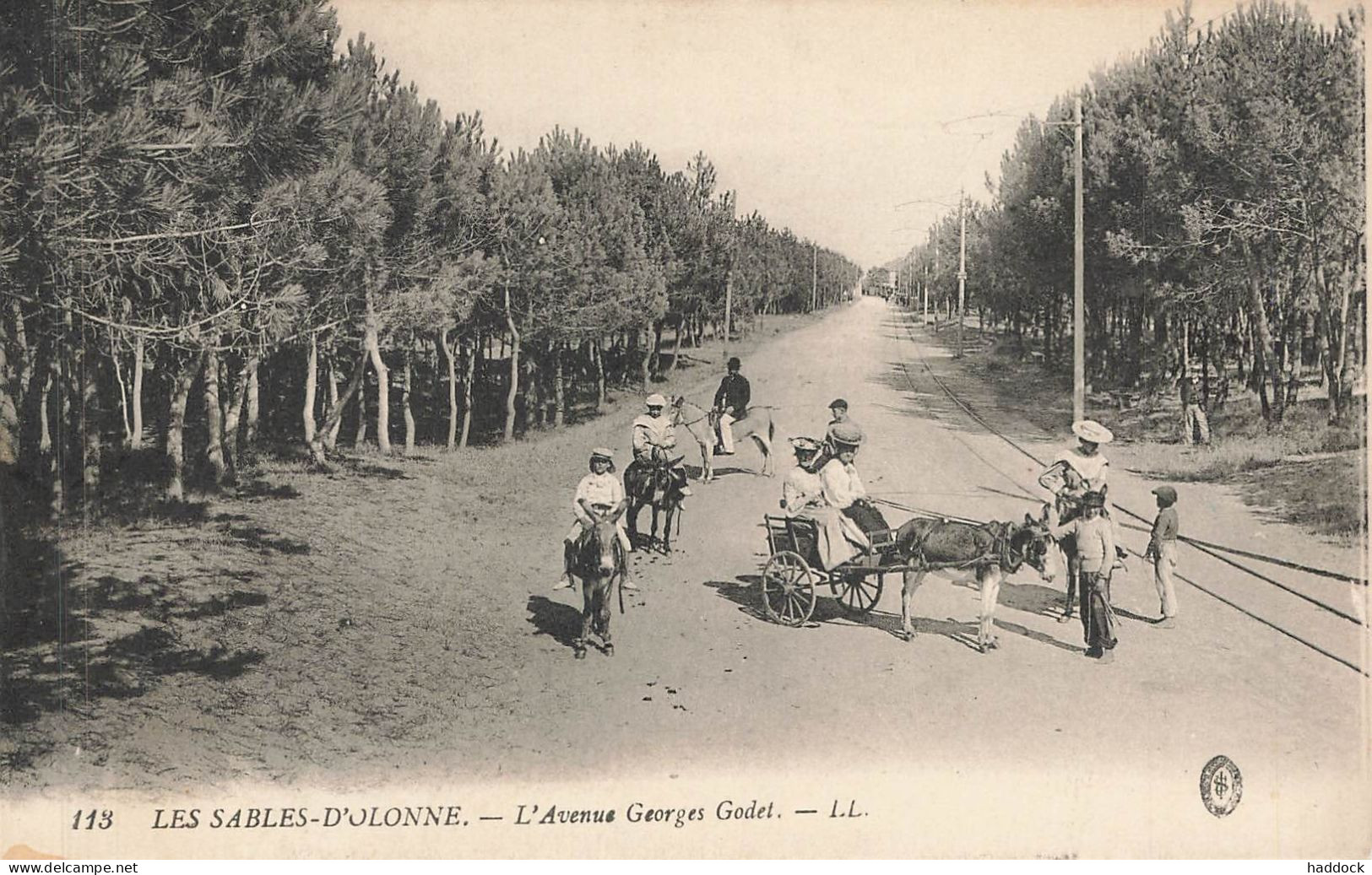 LES SABLES D'OLONNE : L'AVENUE GEORGES GODET - Sables D'Olonne