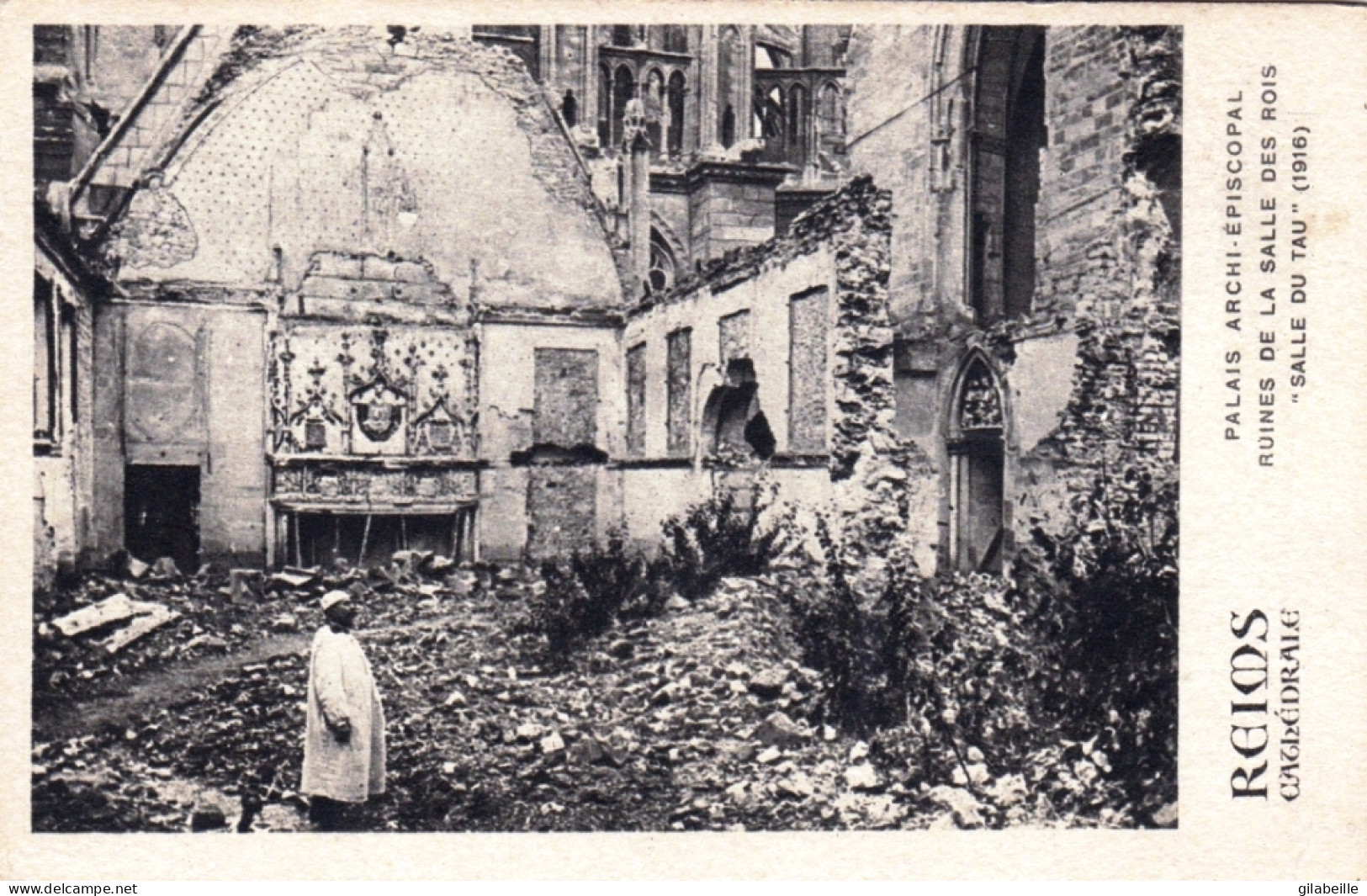 51 - REIMS - Cathedrale - Palais Episcopal - Ruines De La Salle Des Rois - Reims