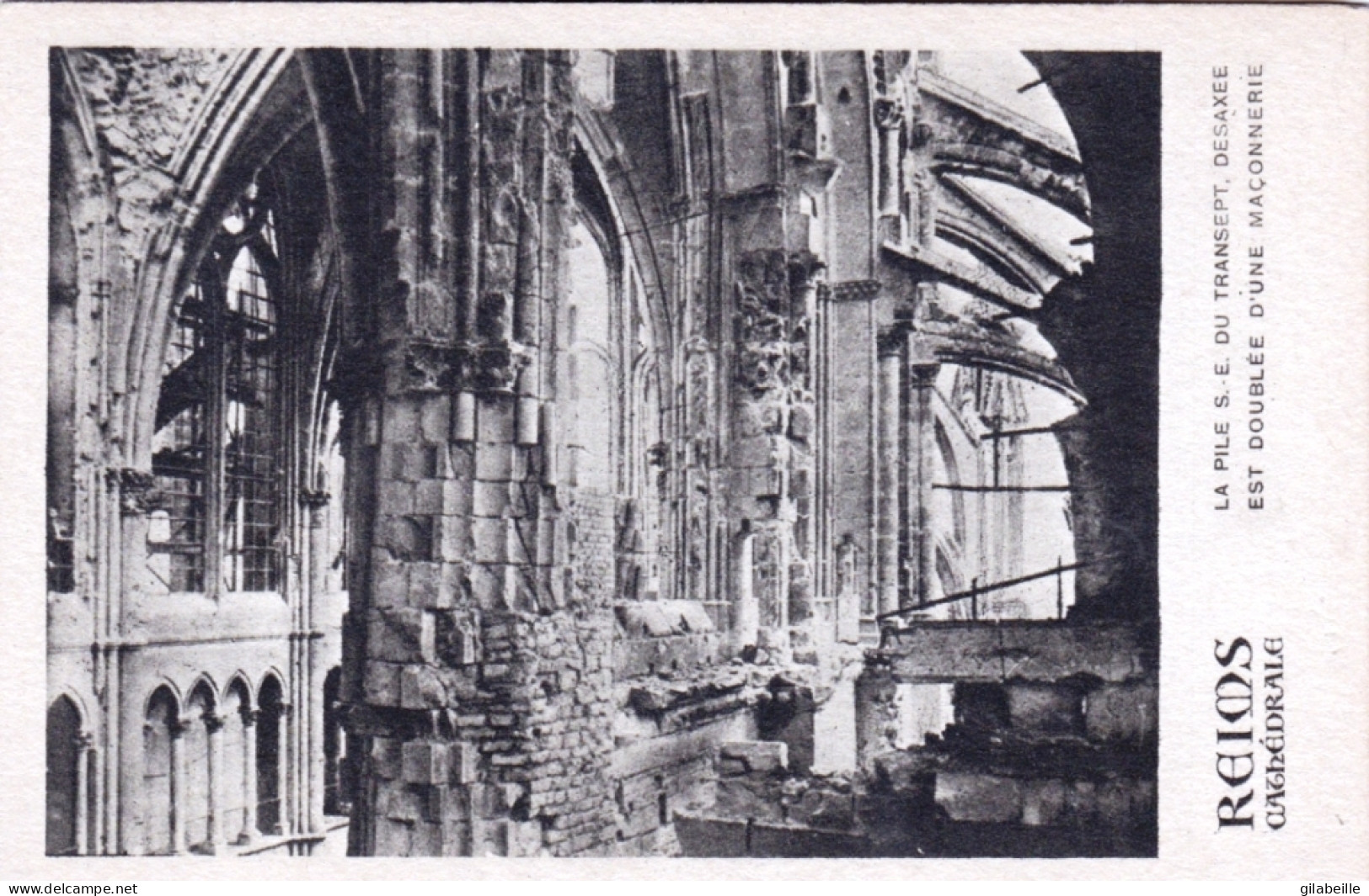 51 - REIMS - Cathedrale - La Pile S.E Du Transept - Reims