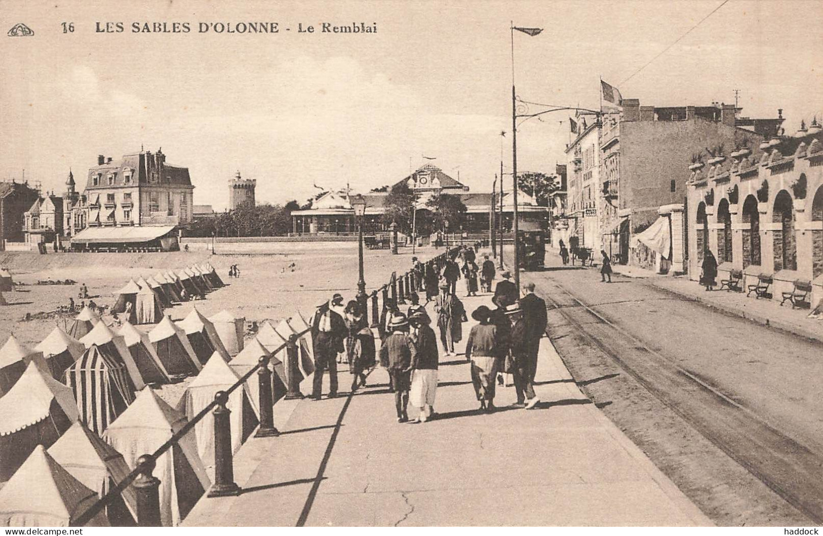 LES SABLES D'OLONNE : LE REMBLAI - Sables D'Olonne