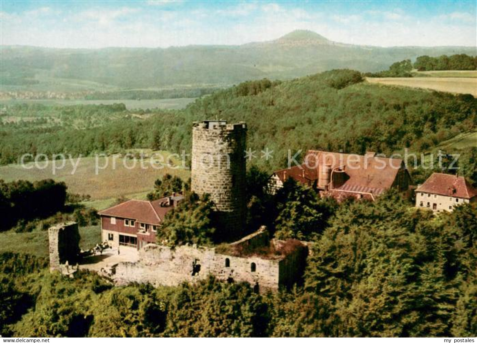 73724942 Salach Burg Staufeneck Fliegeraufnahme Salach - Other & Unclassified