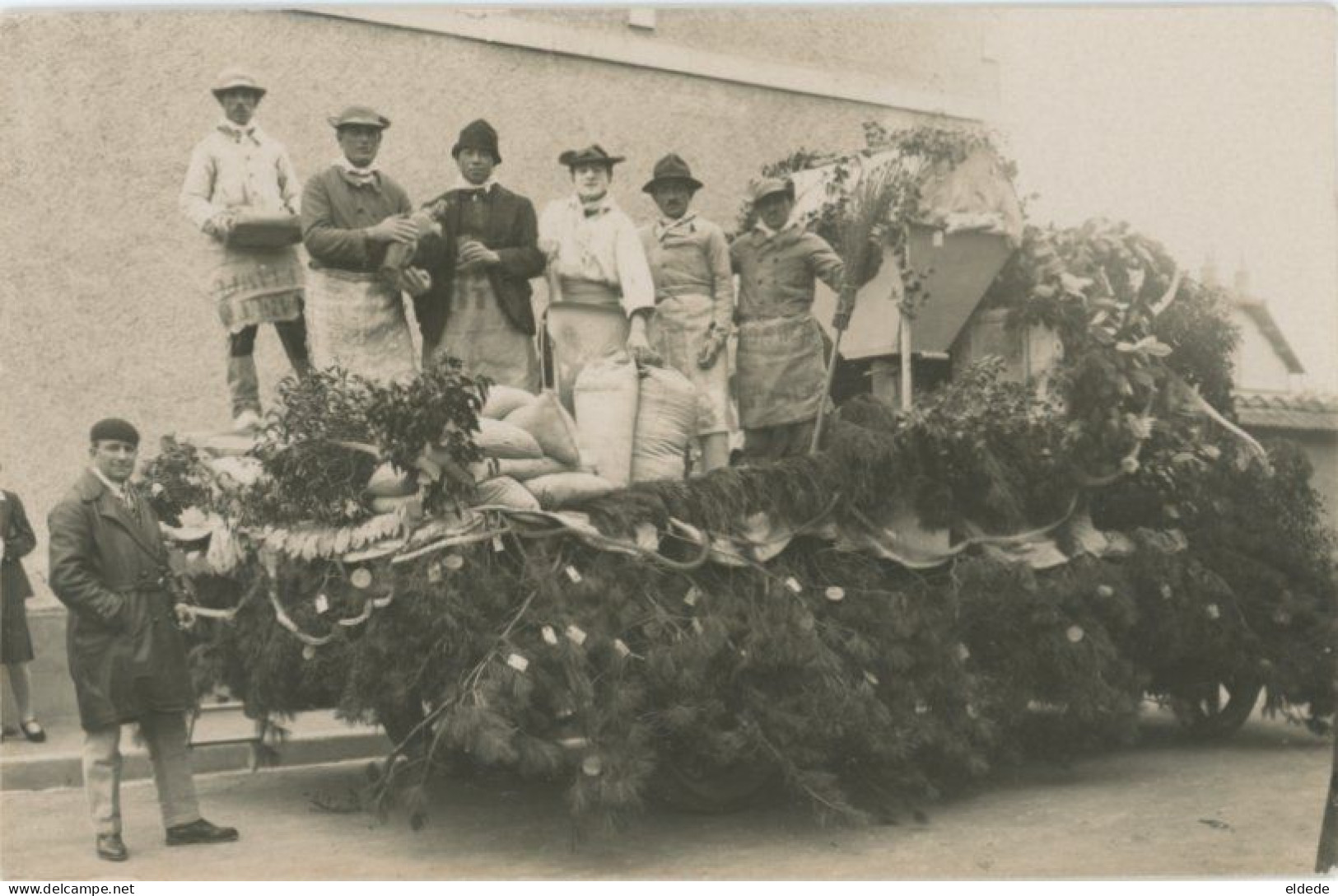 Comice Agricole Fete  Moisson Blé . Carte Photo Non Localisée - Betogingen