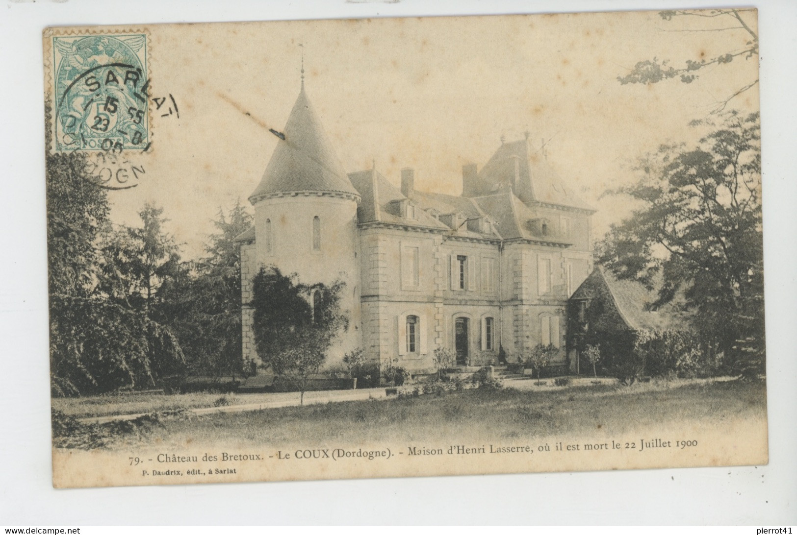 DORDOGNE - LE COUX - Château Des Bretoux - Maison D'Henri Lasserre - Autres & Non Classés