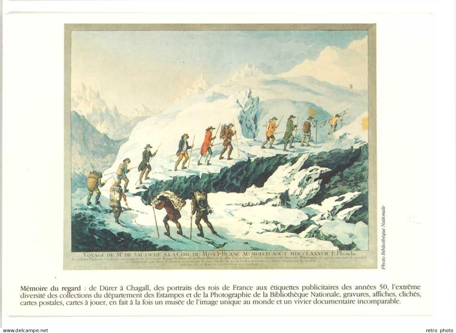 Cpm Carte Archives 1er Jour D'Emission - Voyage De Mme De Saussure à La Cime Du Mont Blanc  ( Tirage Limité)  (PHIL) - Altri & Non Classificati