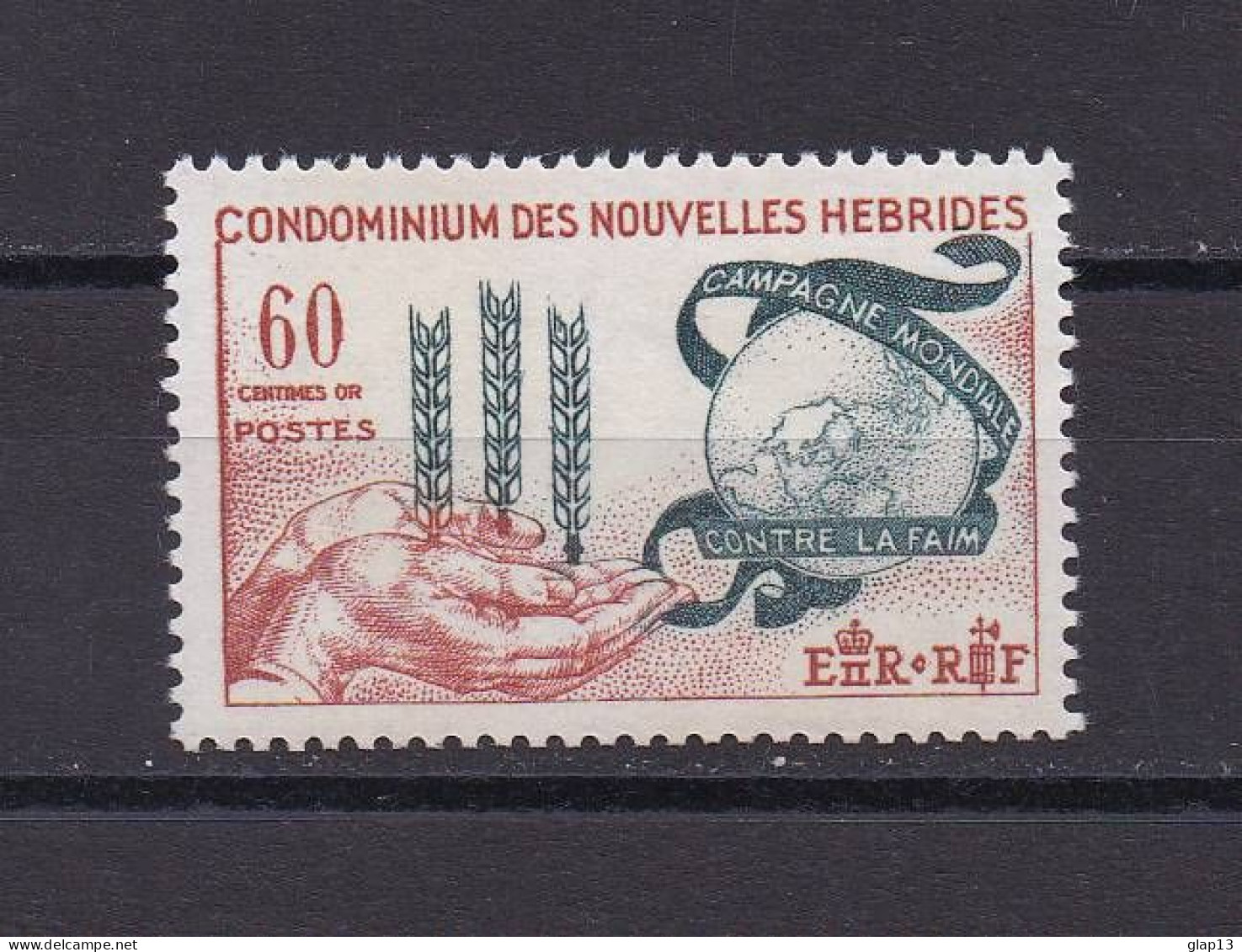 NOUVELLES-HEBRIDES 1963 TIMBRE N°197 NEUF** CAMPAGNE MONDIALE CONTRE LA FAIM - Nuevos