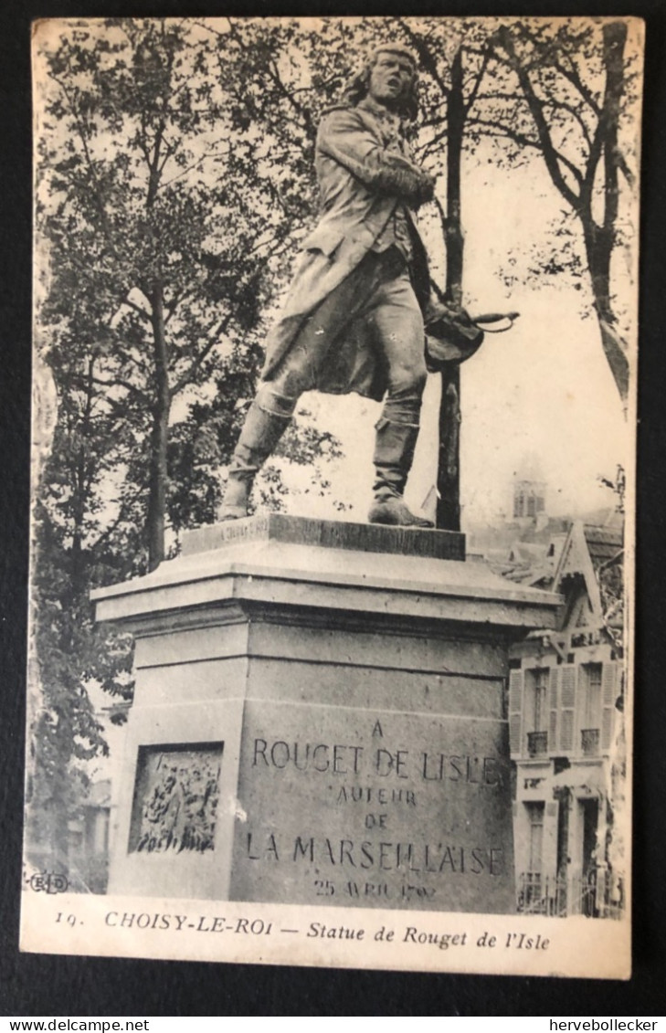 Choisy Le Roi - Statue De Rouget De L'Isle . 94 - Choisy Le Roi