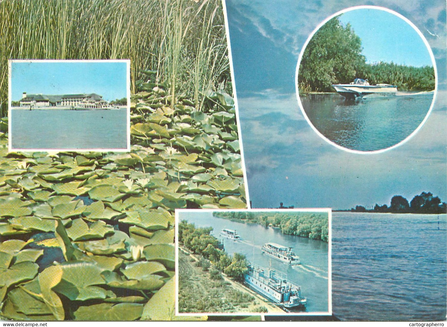 Navigation Sailing Vessels & Boats Themed Postcard Romania Danube Delta - Sailing Vessels