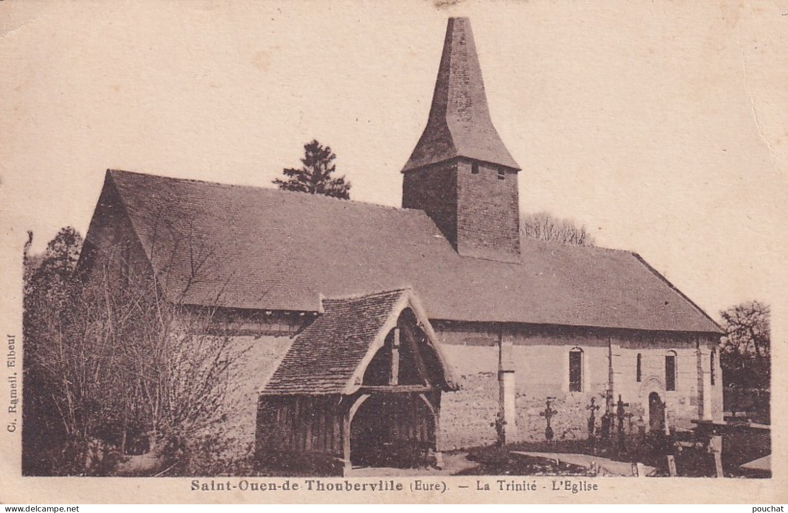 PE 29-(27) SAINT OUEN DE THOUBERVILLE - LA TRINITE  - L'EGLISE - Sonstige & Ohne Zuordnung