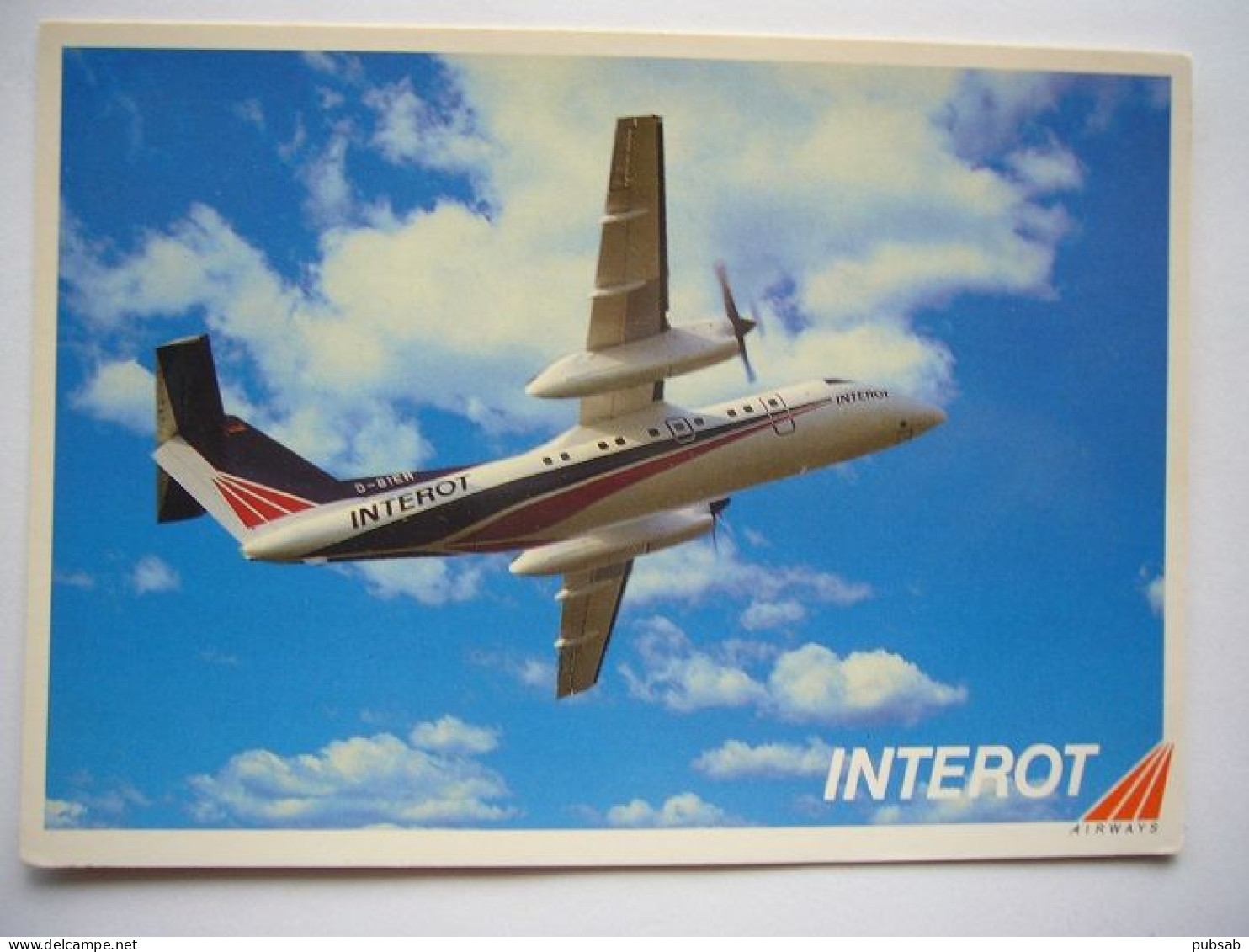 Avion / Airplane / INTEROT AIRWAYS / De Havilland DHC 8-100 / Airline Issue - 1946-....: Era Moderna