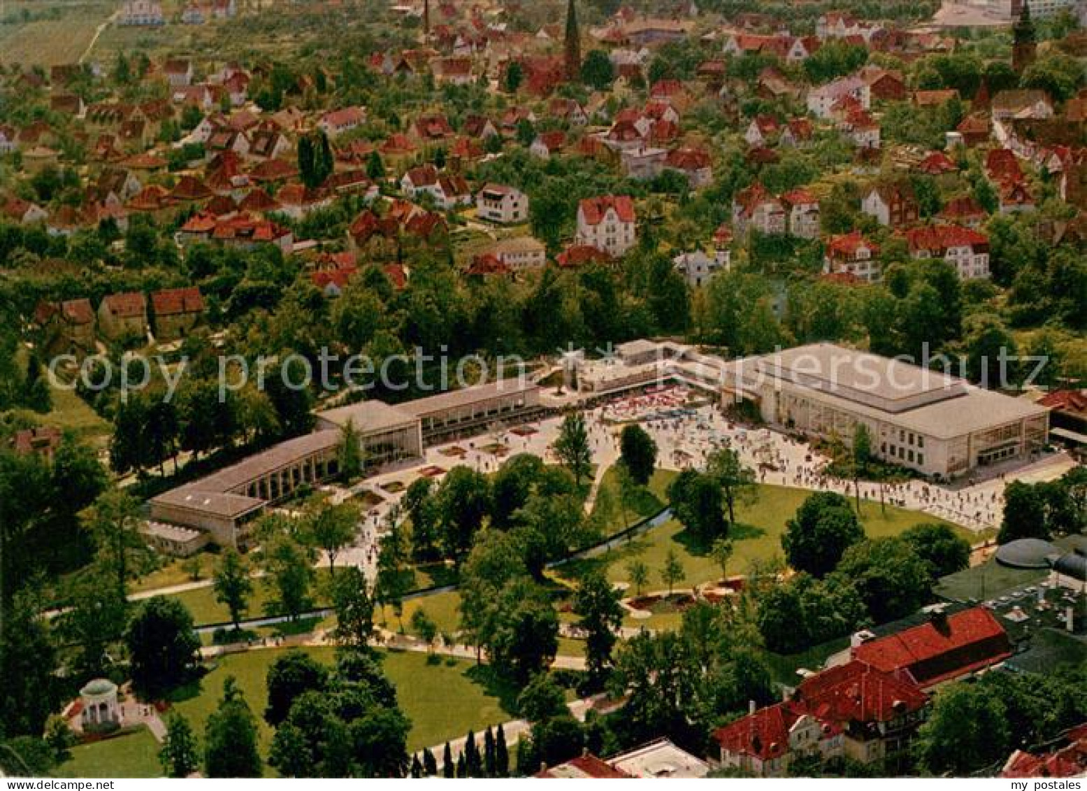 73724863 Bad Salzuflen Wandelhalle Und Konzerthaus Im Kurpark Fliegeraufnahme Ba - Bad Salzuflen