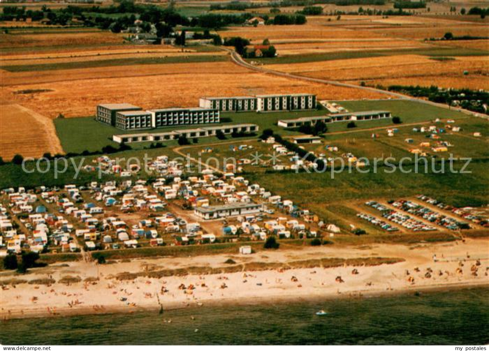 73724859 Heringsdorf Holstein Ferienhaeuser Suessauer Strand Fliegeraufnahme Her - Sonstige & Ohne Zuordnung