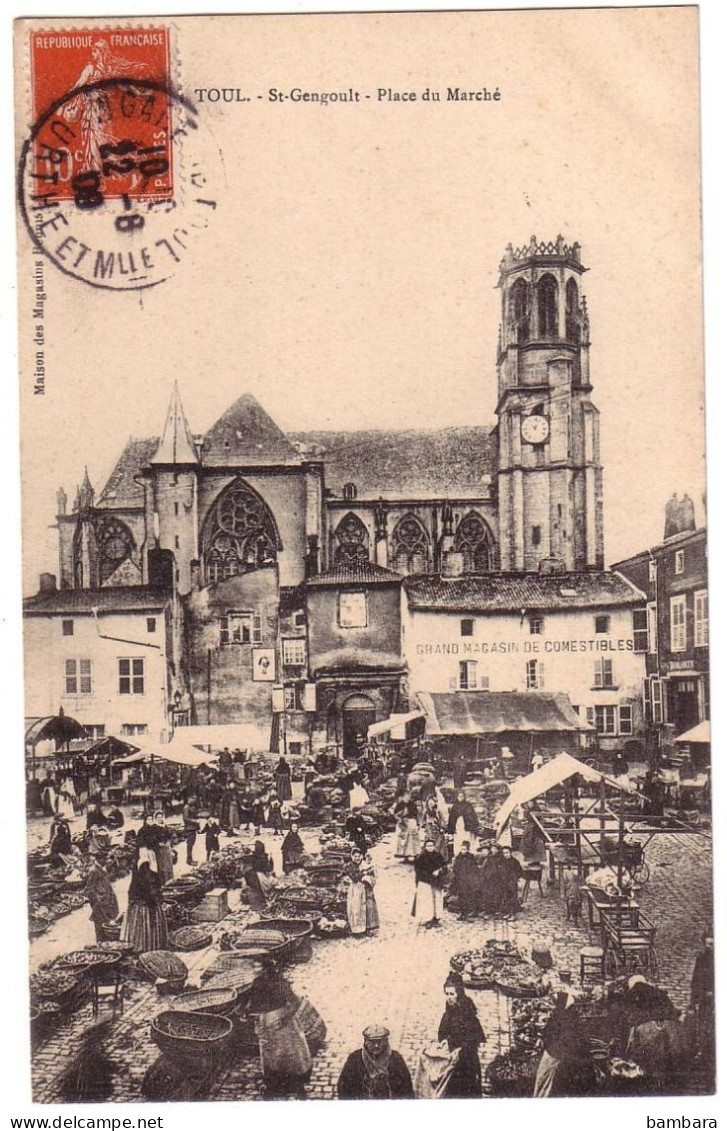 TOUL - St-Gengoult Place Du Marché.- - Toul