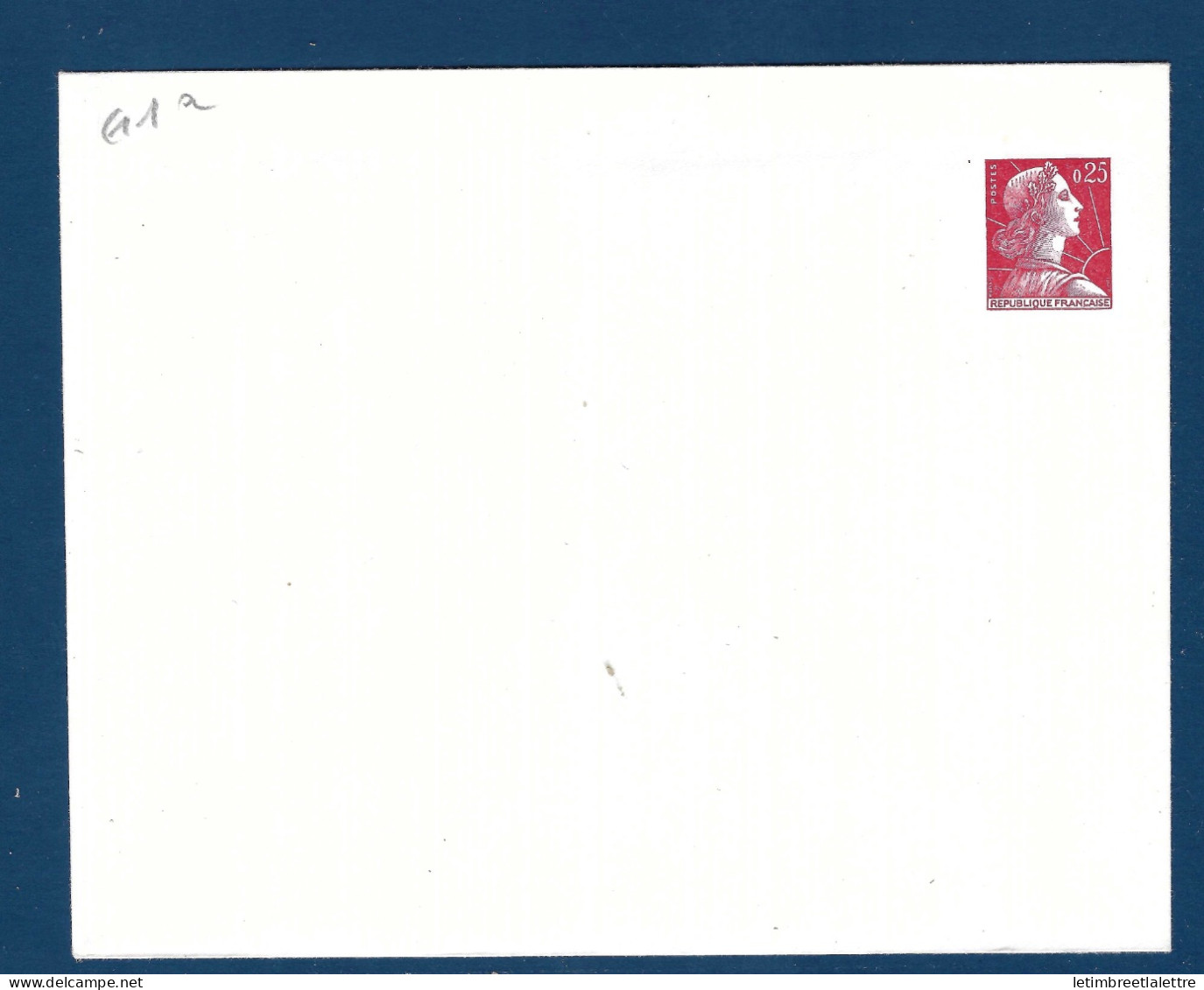 France - Entier Postal - Enveloppe G 1 A - 1960 - Standard Postcards & Stamped On Demand (before 1995)