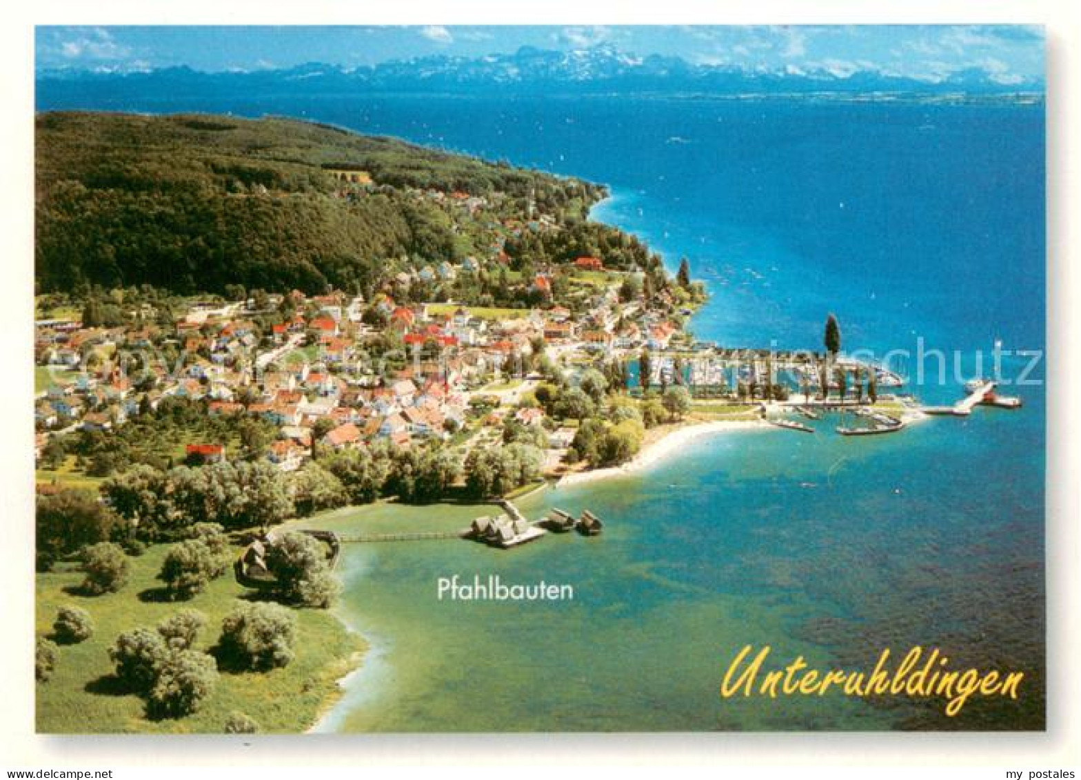 73724835 Unteruhldingen Bodensee Pfahlbauten Fliegeraufnahme  - Other & Unclassified