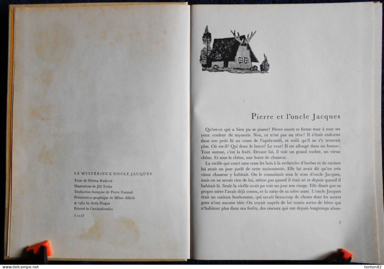 Helena Rudlovà - Le Mystérieux Oncle Jacques - Éditions ARTIA - ( 1963 ) . - Other & Unclassified