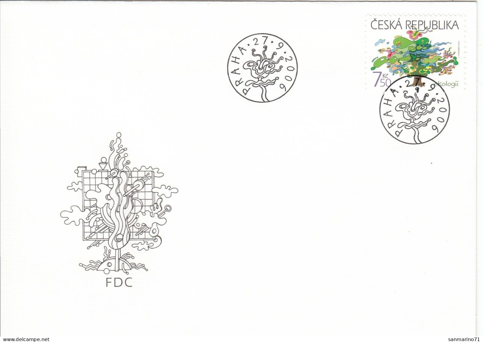 FDC CZECH REPUBLIC 488 - Unclassified