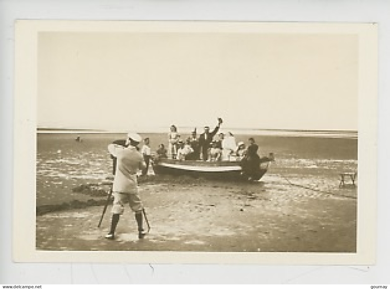 Albert Gilibert Photographe 1847-1924 "séance De Photographie Sur La Plage"1900 Normandie Les Débuts De La Photographie - Sonstige & Ohne Zuordnung