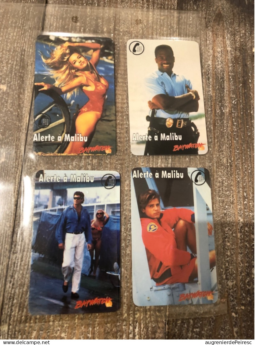 Lot De 4 Cartes SEPA Alerte à Malibu - Lots - Collections