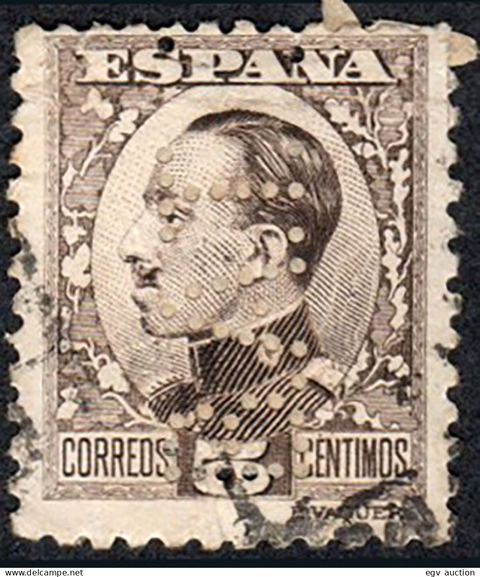 Madrid - Perforado - Edi O 491 - "B.A.T." (Banco) - Used Stamps