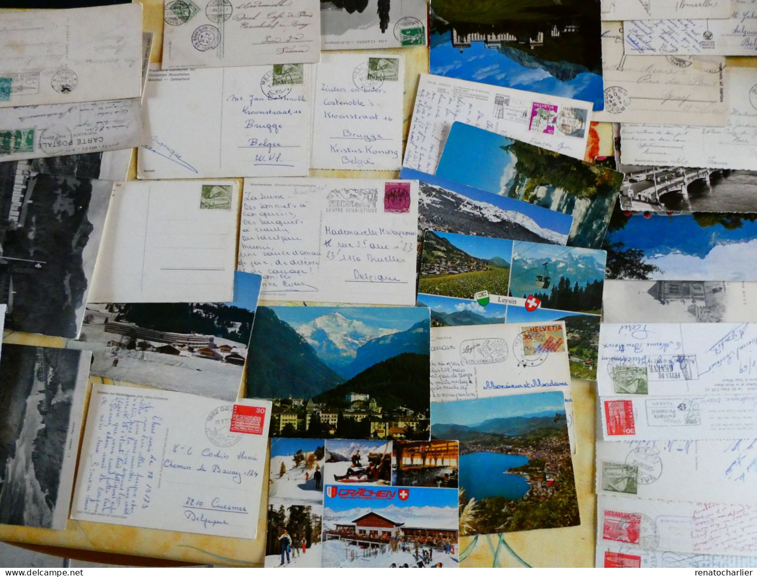 Lot De 115 Cartes Postales De Suisse (neuves Et Ayant Circulé) - Colecciones Y Lotes