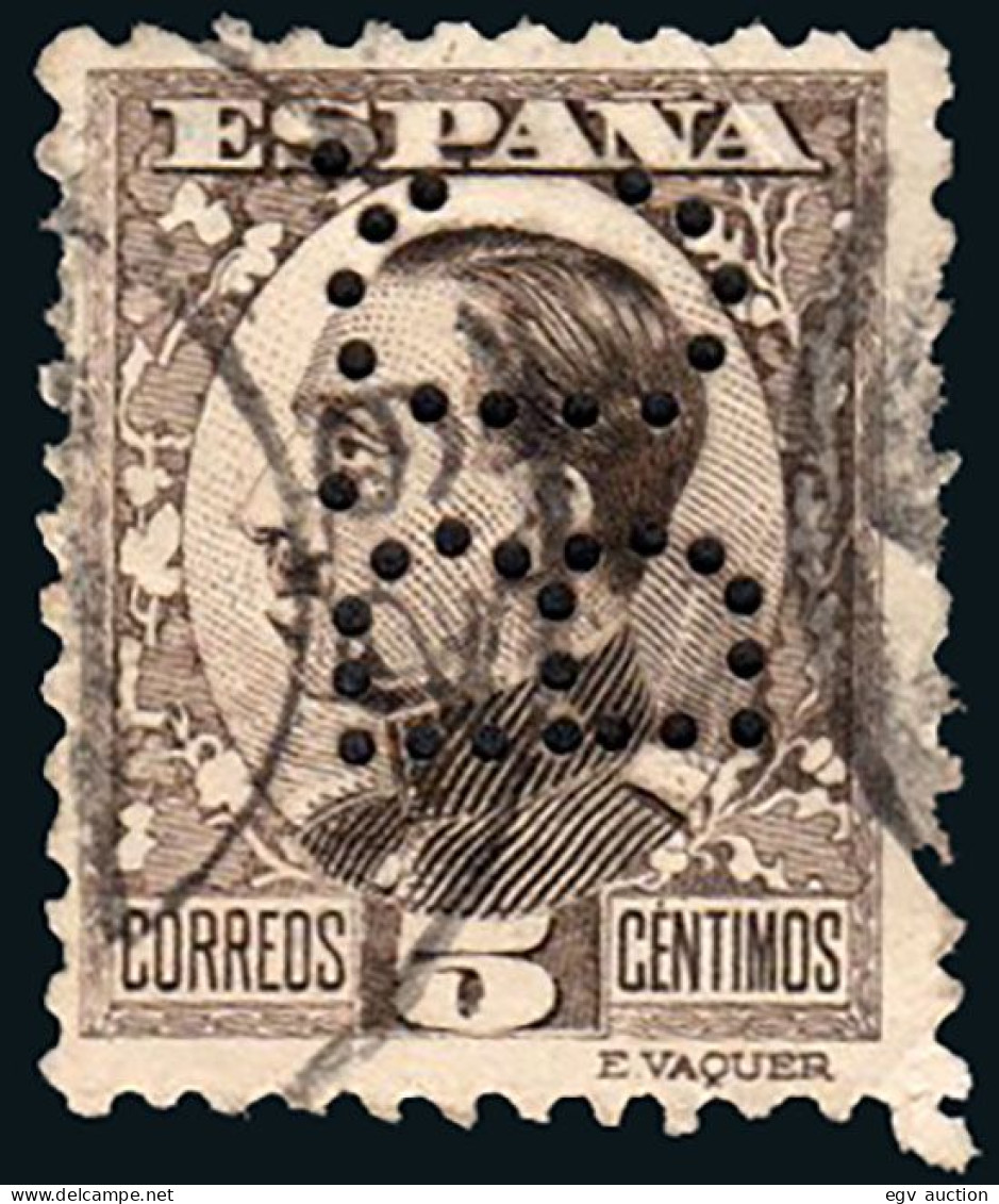 Madrid - Perforado - Edi O 491 - "B.C" (Banco) - Used Stamps