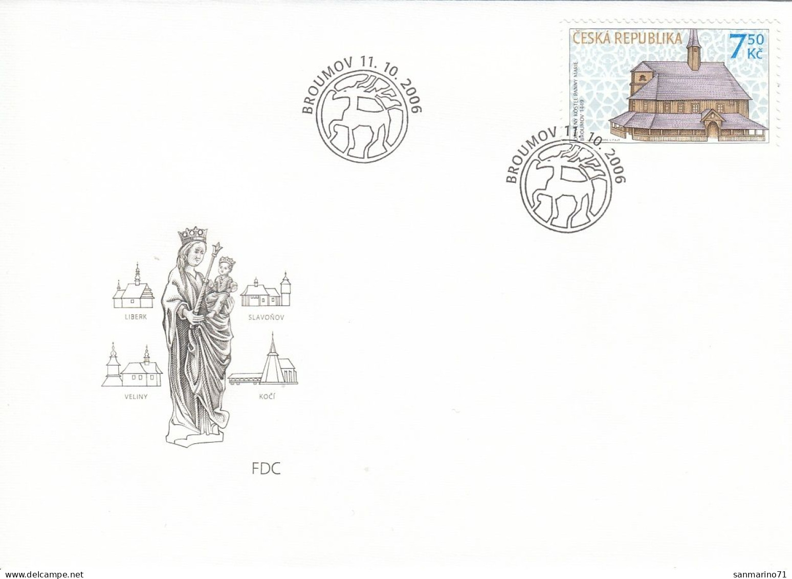 FDC CZECH REPUBLIC 489 - Altri & Non Classificati