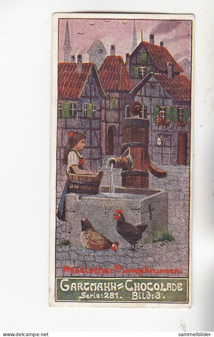 Gartmann  Brunnen Hessischer Pumpbrunnen    Serie 281 #3 Von 1909 - Autres & Non Classés
