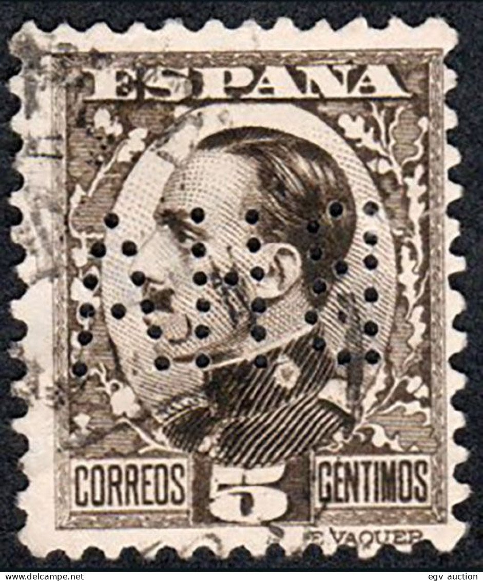 Madrid - Perforado - Edi O 491 - "BHA" Grande (Banco) - Used Stamps