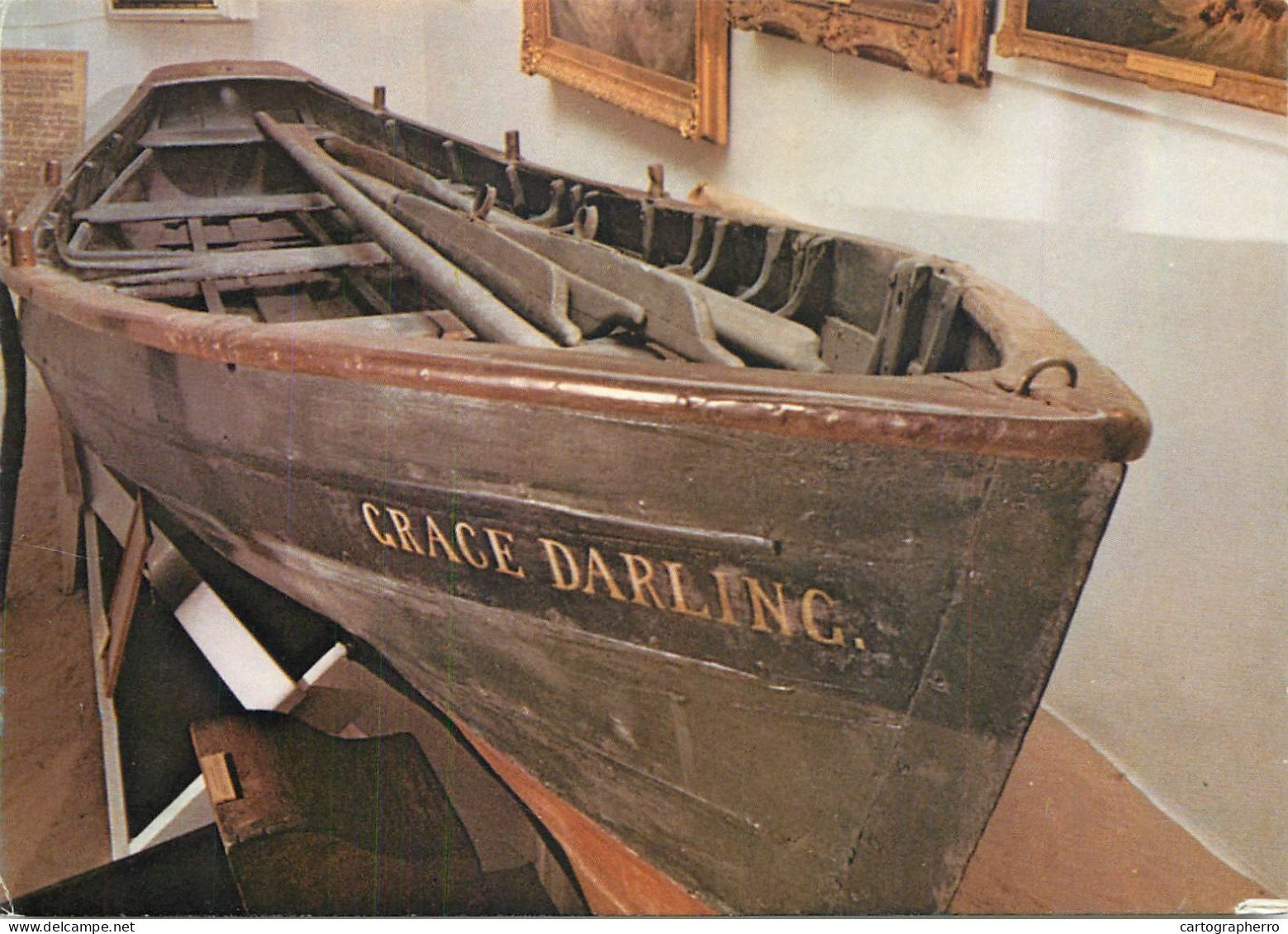 Navigation Sailing Vessels & Boats Themed Postcard Grace Darling's Coble Museum Northumberland - Sailing Vessels