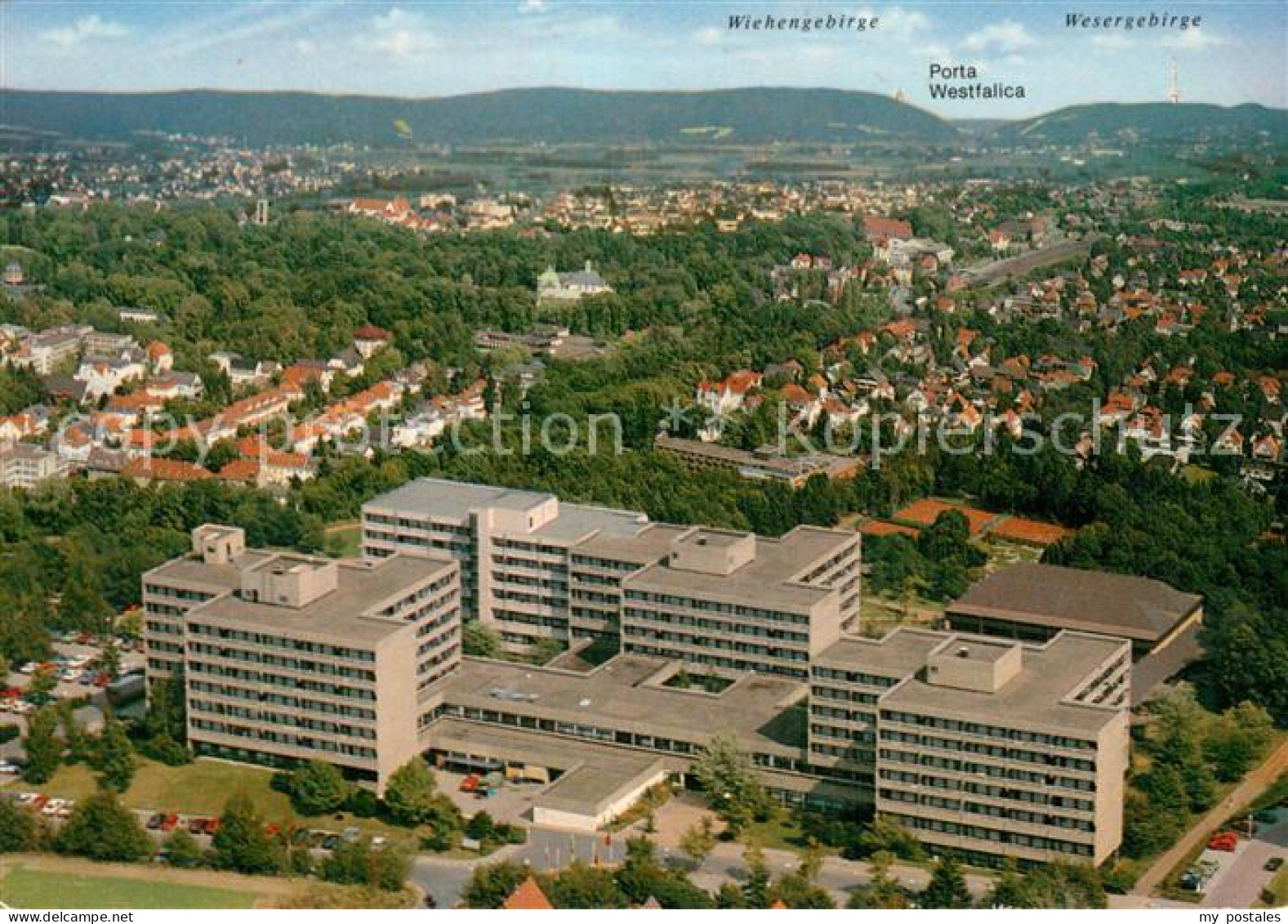 73724754 Bad Oeynhausen Maternus Klinik Atrium Cafe Fliegeraufnahme Bad Oeynhaus - Bad Oeynhausen