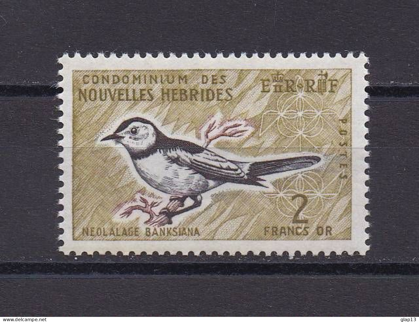 NOUVELLES-HEBRIDES 1963 TIMBRE N°206 NEUF** OISEAU - Unused Stamps