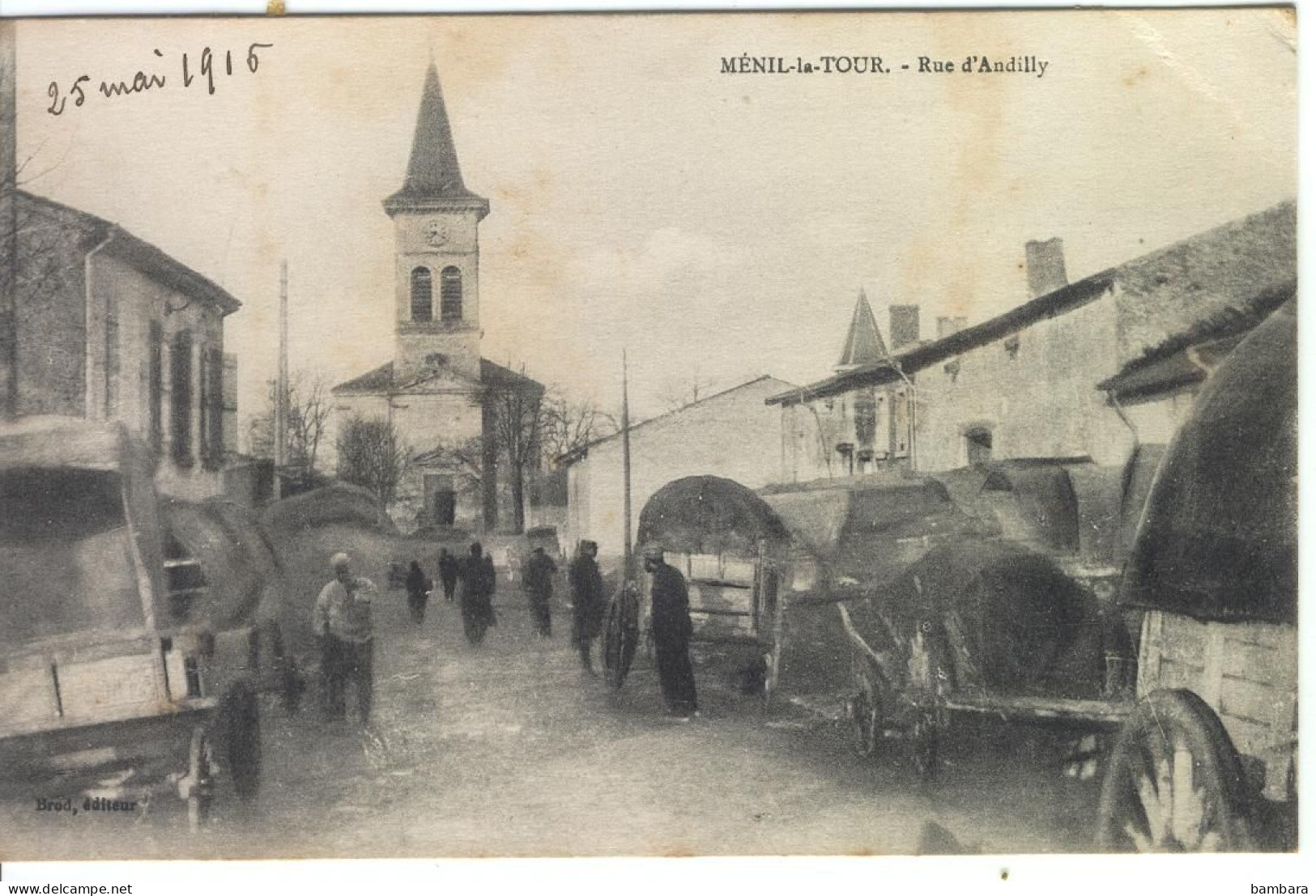 MENIL LA TOUR - Rue D'Andilly. - Autres & Non Classés