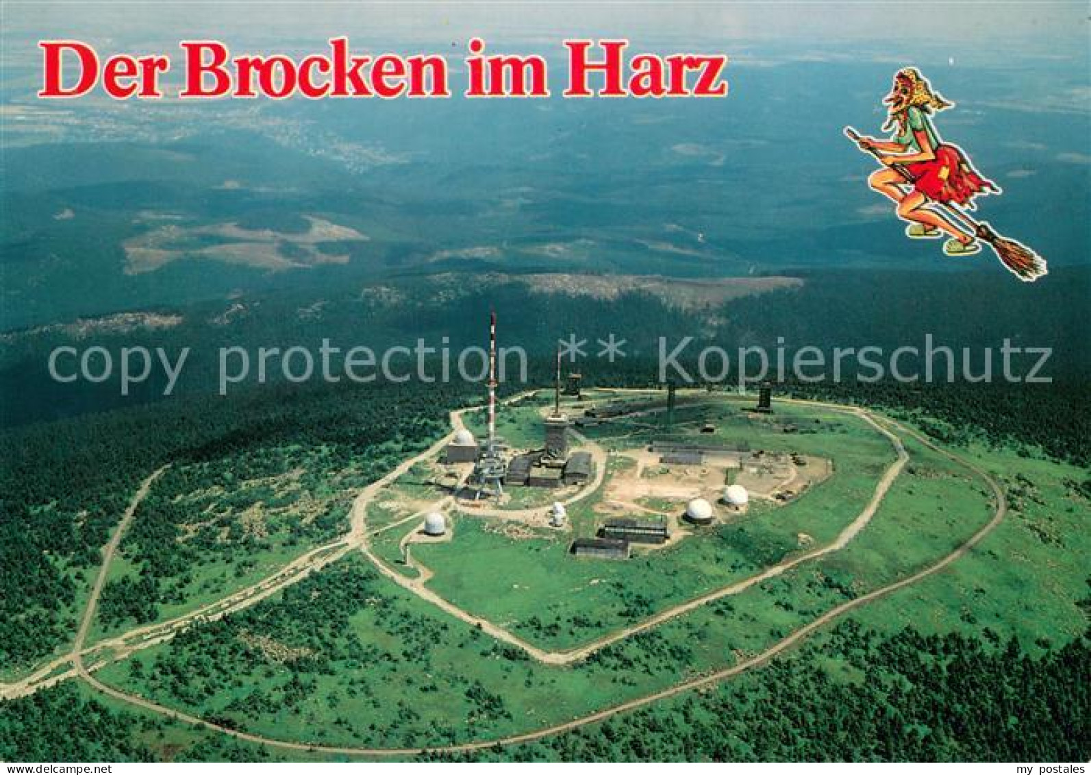 73724726 Brocken Harz Brockenhotel Mit Sendemast Fliegeraufnahme Brocken Harz - Wernigerode